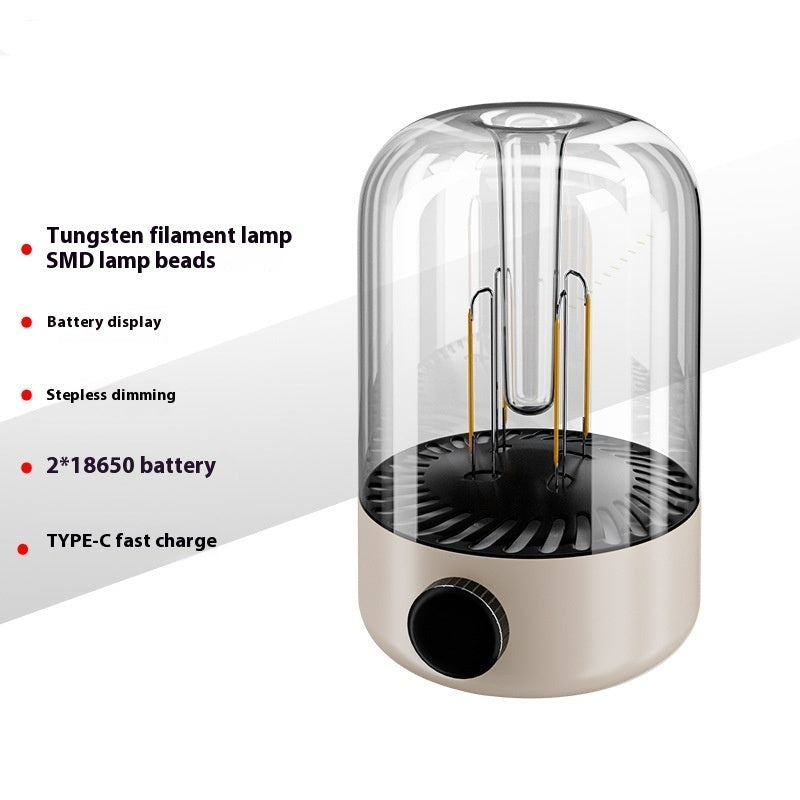 Premium Rechargeable Camping Lantern – Stepless Dimmable LED Tent Light