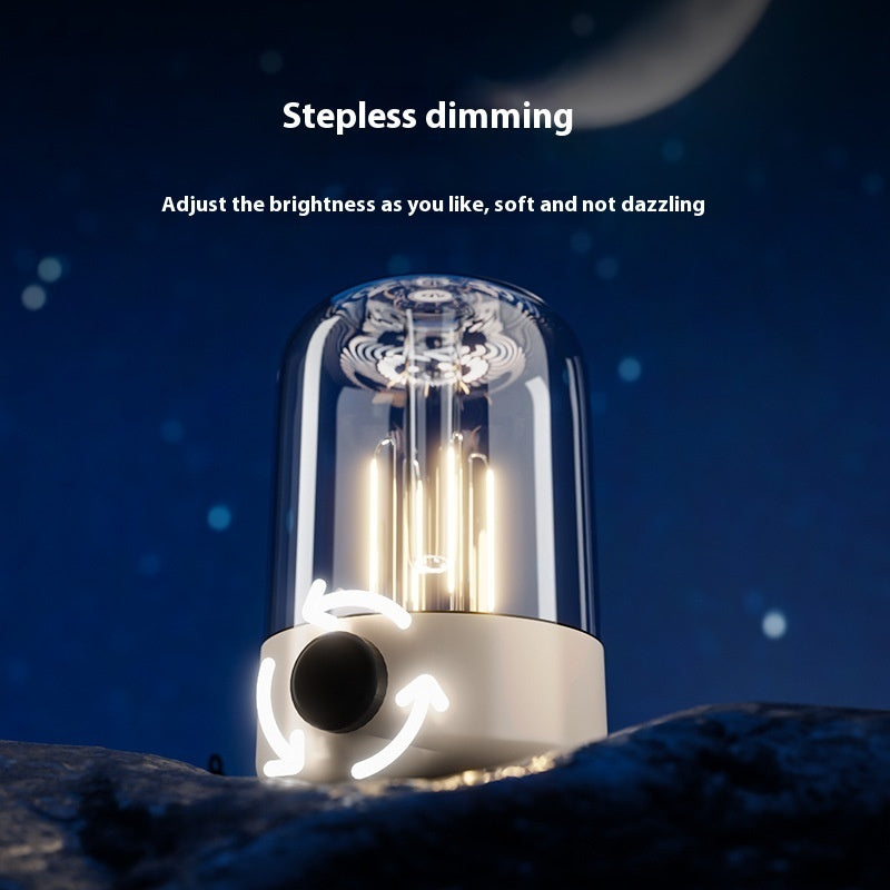 Premium Rechargeable Camping Lantern – Stepless Dimmable LED Tent Light dimming