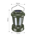 Solar Rechargeable Camping Lantern – Vintage LED Tent Light for Camping & Emergencies Measurements