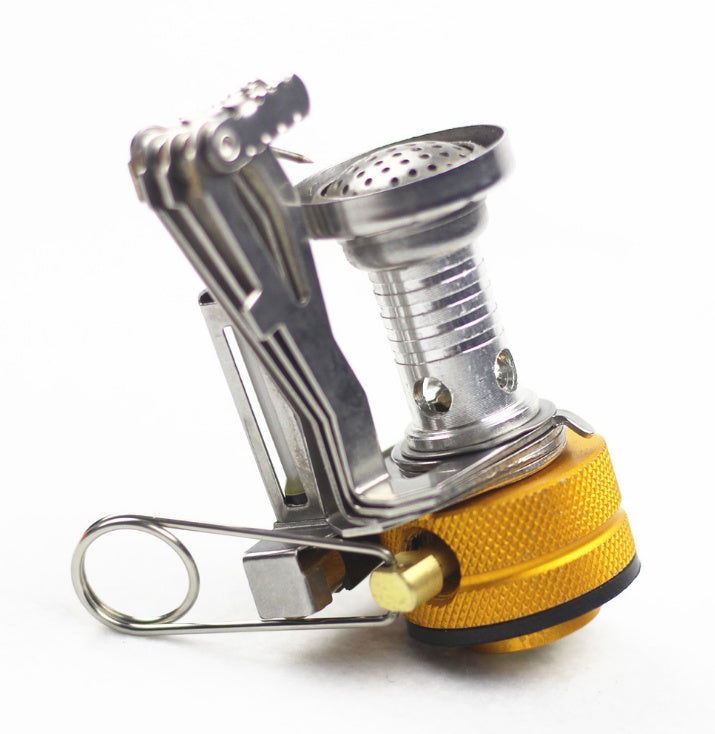 Ultralight Portable Camping Gas Stove – Foldable Backpacking Burner Folded