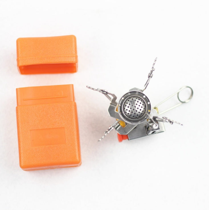 Ultralight Portable Camping Gas Stove – Foldable Backpacking Burner with box